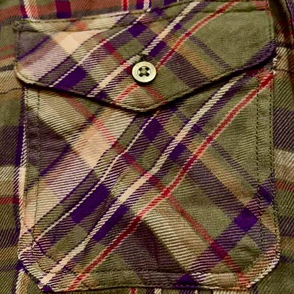 Ralph Lauren Plaid Tunic Blouse - Picture 7 of 9